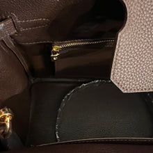 Load image into Gallery viewer, (Togo Leather) Chocolate Brown Sloan Bag (gold)