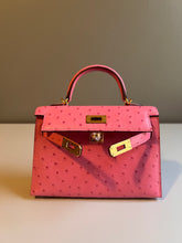 Load image into Gallery viewer, Genuine Ostrich Skin 19cm Mini Bag