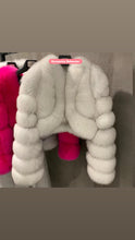 Load image into Gallery viewer, Gorgeous Cropped Real Fox Fur Coat – Stylish, Cozy, and Totally Insta-Worthy!