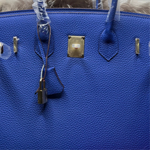 Load image into Gallery viewer, (Togo Leather) Blue Sloan Bag (gold)