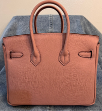 Load image into Gallery viewer, (Togo Leather) Mauve Sloan Bag (silver)