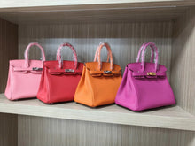 Load image into Gallery viewer, Non Branded- No Logo (Togo Leather) 35 cm Handmade Luxury Leather Bag with Lambskin leather Interior.