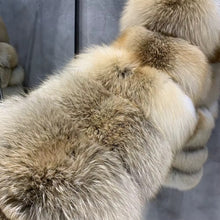 Load image into Gallery viewer, A Day in the Life of This Golden Fox Fur Coat
