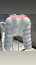 Load image into Gallery viewer, Gorgeous Cropped Real Fox Fur Coat – Stylish, Cozy, and Totally Insta-Worthy!