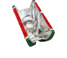 Load image into Gallery viewer, Handmade Watermelon Crystal Clutch