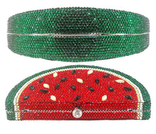 Load image into Gallery viewer, Handmade Watermelon Crystal Clutch