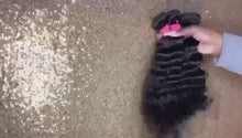 Load and play video in Gallery viewer, Premium Virgin Brazilian Deep Wave Hair Bundle - 100% Cuticle Intact