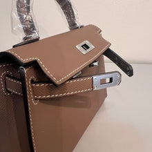 Load image into Gallery viewer, Non Branded-No Logo (Epsom Leather) mini bag (silver)
