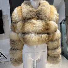 Load image into Gallery viewer, A Day in the Life of This Golden Fox Fur Coat

