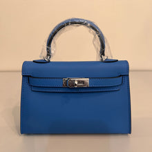 Load image into Gallery viewer, Non Branded-No Logo (Epsom Leather) mini bag (silver)
