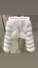 Load image into Gallery viewer, Gorgeous Cropped Real Fox Fur Coat – Stylish, Cozy, and Totally Insta-Worthy!
