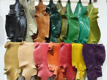 Load image into Gallery viewer, (Crocodile)40cm Handmade Luxury Leather Bag with Lambskin leather Interior.
