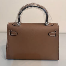 Load image into Gallery viewer, Non Branded-No Logo (Epsom Leather) mini bag (silver)
