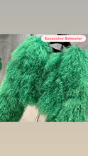 Load image into Gallery viewer, Custom Mongolian Fur Cropped Jacket
