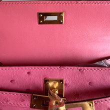 Load image into Gallery viewer, Genuine Ostrich Skin 19cm Mini Bag
