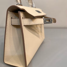 Load image into Gallery viewer, Non Branded-No Logo (Epsom Leather) mini bag (silver)
