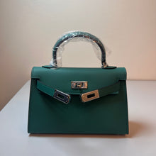 Load image into Gallery viewer, Non Branded-No Logo (Epsom Leather) mini bag (silver)
