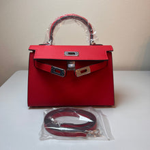 Load image into Gallery viewer, Non Branded-No Logo (Epsom Leather) mini bag (silver)

