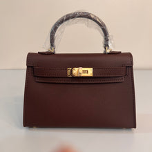 Load image into Gallery viewer, Non Branded-No Logo (Epsom Leather) mini bag (gold)
