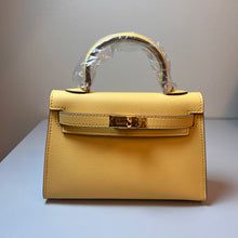 Load image into Gallery viewer, Non Branded-No Logo (Epsom Leather) mini bag (gold)
