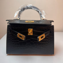 Load image into Gallery viewer, Non Branded-No Logo (Embossed Croc) mini bag (gold)
