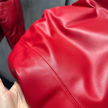 Load image into Gallery viewer, Custom Leather Puffer Jacket
