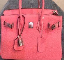 Load image into Gallery viewer, (Togo Leather) Light Pink Sloan Bag (silver)
