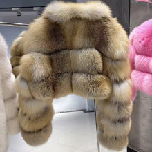 Load image into Gallery viewer, A Day in the Life of This Golden Fox Fur Coat
