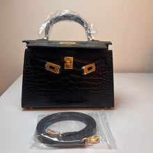 Load image into Gallery viewer, Non Branded-No Logo (Embossed Croc) mini bag (gold)

