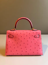 Load image into Gallery viewer, Genuine Ostrich Skin 19cm Mini Bag
