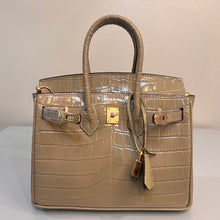 Load image into Gallery viewer, Sloan Bag Crocodile (gold)(silver)
