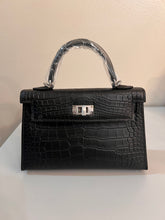 Load image into Gallery viewer, Non Branded-No Logo (Embossed Croc) mini bag (silver)

