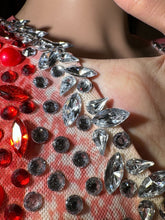 Load image into Gallery viewer, Crystal Long-Sleeve Mermaid
Gown
