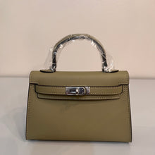 Load image into Gallery viewer, Non Branded-No Logo (Epsom Leather) mini bag (silver)
