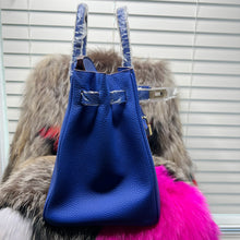 Load image into Gallery viewer, (Togo Leather) Blue Sloan Bag 35cm
