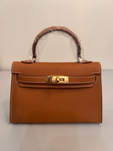 Load image into Gallery viewer, Non Branded-No Logo (Epsom Leather) mini bag (gold)
