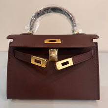 Load image into Gallery viewer, Non Branded-No Logo (Epsom Leather) mini bag (gold)
