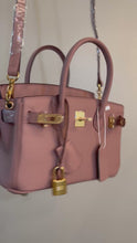 Load and play video in Gallery viewer, (Togo Leather) Mauve Sloan Bag (gold)
