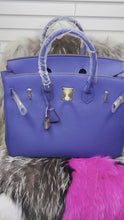 Load and play video in Gallery viewer, (Togo Leather) Blue Sloan Bag 35cm
