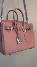 Load and play video in Gallery viewer, (Togo Leather) Mauve Sloan Bag (silver)
